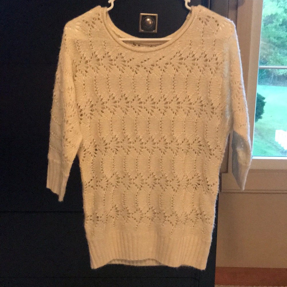 White sweater - Lauren Conrad